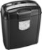 Insignia™ - 6-Sheet Crosscut Shredder - Black-Front_Standard