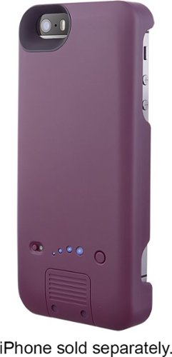  Platinum™ - External Battery Case for Apple® iPhone® 5 and 5s - Purple