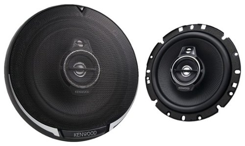  Kenwood - 6.75&quot; 3-Way Car Speaker with Paper Cone (Each) - Black
