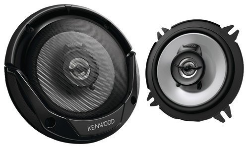 Kenwood - 5.25" 2-Way Car Speakers (Pair) - Black-Front_Standard 