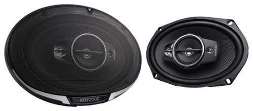 Kenwood - 6" x 9" 4-Way Car Speaker with Paper Cone (Each) - Black-Front_Standard 