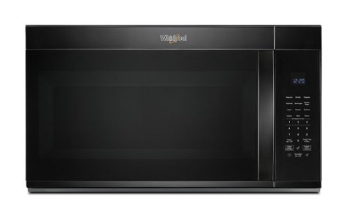 Whirlpool - 1.9 Cu. Ft. Over-the-Range Microwave with Sensor Cooking - Black-Front_Standard