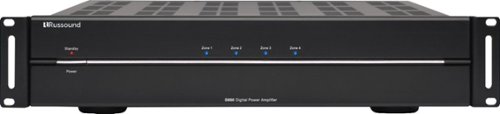 Russound - D850 8-Channel Digital Amplifier - Black-Front_Standard 