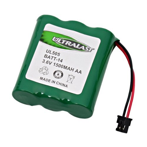 Dantona - Nickel Metal Hydride Battery for Panasonic KX-TG200, KX-TG200ALB, KX-TG200B and KX-TG210-Front_Standard 