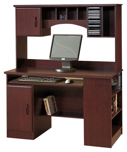  South Shore - Morgan Computer Desk - Royal cherry