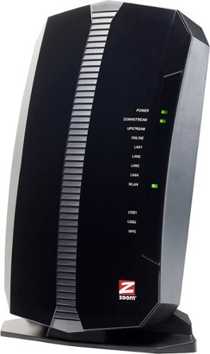  Zoom - N300 Router with DOCSIS 3.0 Cable Modem - Black