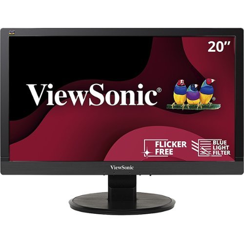 ViewSonic - Value 19.5 LCD FHD Monitor (DisplayPort VGA) - Black