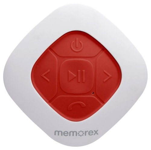  Memorex - Portable Bluetooth Speaker - White/Red