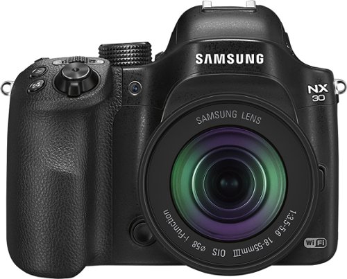  Samsung - NX30 Mirrorless Camera with 18-55mm Lens - Black