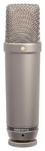 RODE - NT1-A Cardioid Condenser Microphones (2-Pack) - Silver-Front_Standard