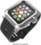 LUNATIK - EPIK Case and Band for Apple® Watch™ 42mm - Silver/Black-Angle_Standard