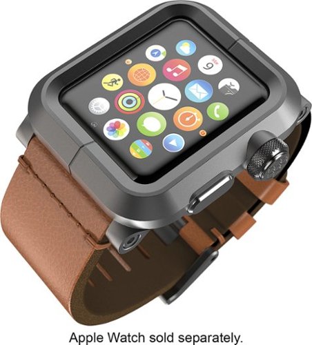 LUNATIK - EPIK Case and Band for Apple® Watch™ 42mm - Black/Brown