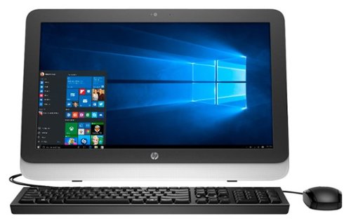  HP - 21.5&quot; All-in-One - AMD E1-Series - 4GB Memory - 1TB Hard Drive - Natural Silver