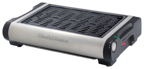  Chef'sChoice - Professional Indoor Electric Grill - Black/Stainless Steel