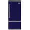 Viking - Professional 5 Series Quiet Cool 20.4 Cu. Ft. Bottom-Freezer Built-In Refrigerator - Cobalt Blue-Front_Standard