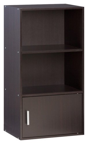 Comfort - Adina 2-Shelf Bookcase - Espresso-Front_Standard 