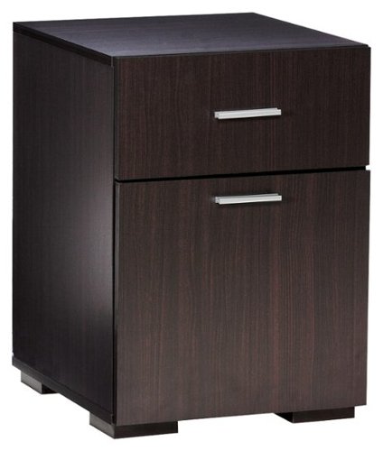 Image of Comfort Products Inc. - Olivia 2-Drawer File Cabinet - Espresso