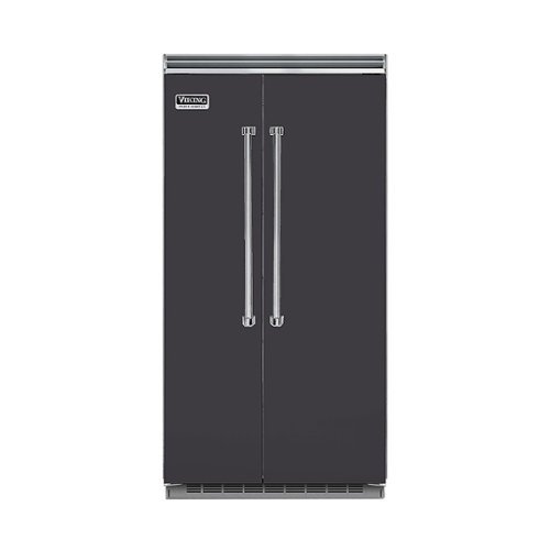 Viking - Professional 5 Series Quiet Cool 25.3 Cu. Ft. Side-by-Side Built-In Refrigerator-Front_Standard 