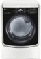 LG - 7.4 Cu. Ft. 14-Cycle Smart Wi-Fi Gas SteamDryer with Sensor Dry and TurboSteam - White-Front_Standard