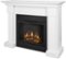 Real Flame - Hillcrest Electric Fireplace - White-Front_Standard
