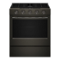 KitchenAid - 5.0 Cu. Ft. Slide-In Gas Range with Convection Cooking Modes and 2-in-1 Burner - Black Ore-Front_Standard