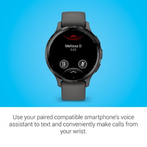Garmin Venu 3S GPS Smartwatch 41 mm Fiber-reinforced polymer - Stainless Steel and Pebble Gray WORLDWIDE DELIVERY