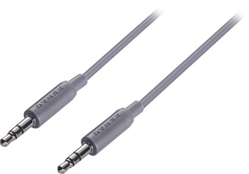  Dynex™ - 3' Audio Cable - Gray