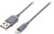 Dynex™ - Apple MFi Certified 3' Lightning-to-USB Charge-and-Sync Cable - Gray-Front_Standard