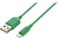 Dynex™ - Apple MFi Certified 3' Lightning-to-USB Charge-and-Sync Cable - Green-Front_Standard