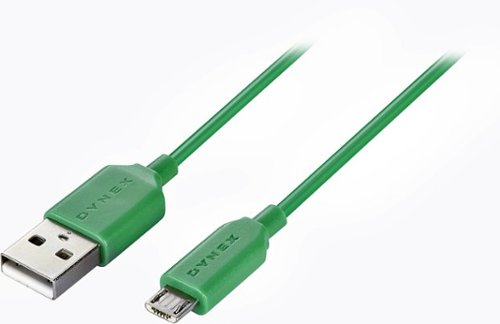  Dynex™ - 3' Micro USB-to-USB Cable - Green