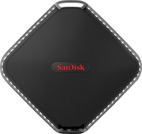  SanDisk - Extreme 500 240GB External USB 3.0 Portable SSD - Black