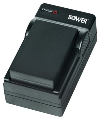 Bower - Battery Charger for Canon LP-E10 - Black-Front_Standard 