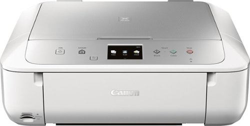 Canon - PIXMA MG6822 Wireless All-In-One Printer - Silver/White-Front_Standard 