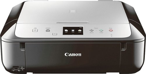  Canon - PIXMA MG6821 Wireless All-In-One Printer - Black/Silver