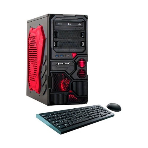 CybertronPC - Borg Q-860X Desktop - AMD Athlon II X4 - 8GB Memory - 1TB Hard Drive - Red-Front_Standard 