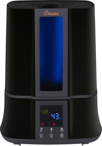  Digital Warm and Cool Mist Ultrasonic Humidifier - Black
