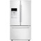 Samsung - 22.5 Cu. Ft. French Door Counter-Depth Refrigerator with Cool Select Pantry - White-Front_Standard