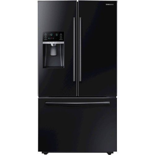  Samsung - 22.5 Cu. Ft. French Door Counter-Depth Refrigerator with Cool Select Pantry - Black