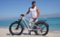 Vanpowers - GrandTeton Pro Adult 26" Step-Over 750W Hub Motor E-Bike - Galaxy Silver-Front_Standard
