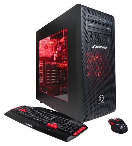  CyberPowerPC - Gamer Ultra Desktop - AMD FX-Series - 16GB Memory - 2TB Hard Drive - Black/Red
