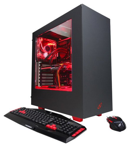  CyberPowerPC - Gamer Supreme Desktop - Intel Core i7 - 32GB Memory - 2TB Hard Drive + 256GB Solid State Drive - Black/Red
