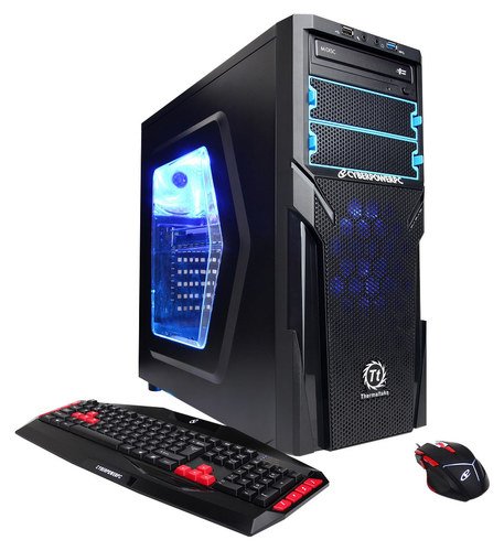  CyberPowerPC - Gamer Ultra Desktop - AMD FX-Series - 16GB Memory - 2TB Hard Drive - Black/Blue