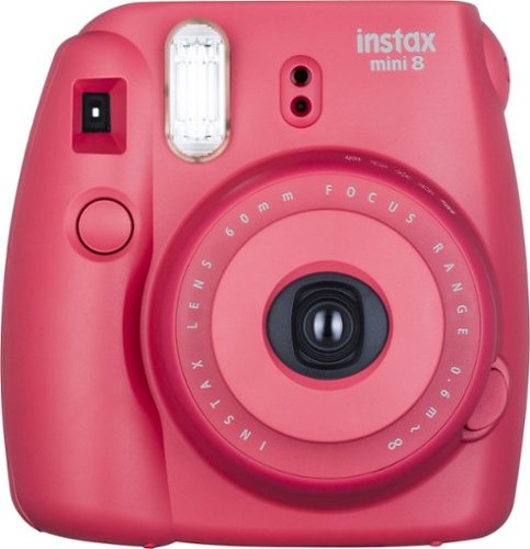  Fujifilm - instax Mini 8 Instant Film Camera - Raspberry