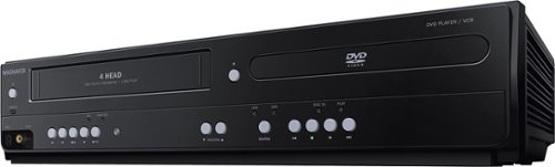  Magnavox - DVD Player/VCR with HD Upconversion - Black