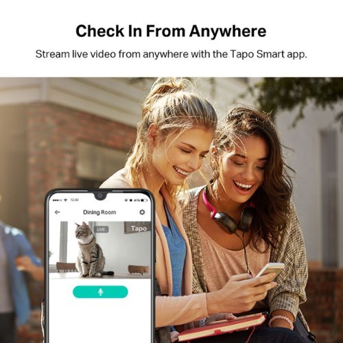 TP-Link Tapo 360º Pan/Tilt 2K QHD Home Security Camera - No Monthly Fees - White GLOBAL SHIPPING