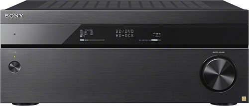 Sony - 630W 7.2-Ch. Network-Ready 4K Ultra HD and 3D Pass-Through A/V Home Theater Receiver - Black-Front_Standard 