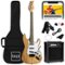 Best Choice Products - 39in Full Size Beginner Electric Guitar Kit with Case, Strap, Amp, Whammy Bar - Natural-Front_Standard