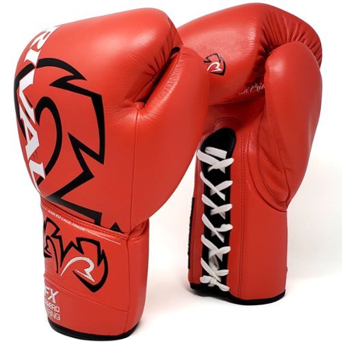 RIVAL Boxing RFX Guerrero HDEF Lace Up Sparring Gloves 14 oz. Red