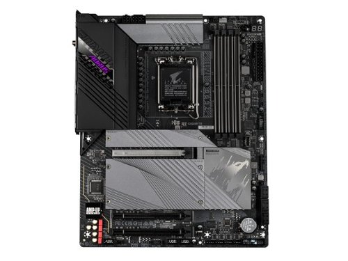 GIGABYTE - Z690 AORUS PRO Socket 1700 USB 3.2 Intel Motherboard with RGB Lighting - Black-Front_Standard 