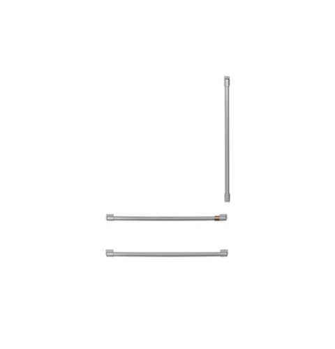 Café - Refrigeration Handle Kit for CIC36LP2VS1, CIC36RP2VS1, CIC36LK6ZII, and CIC36RK6ZII - Brushed Stainless Steel